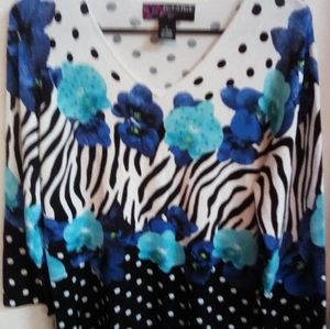 Floral Print Sweater